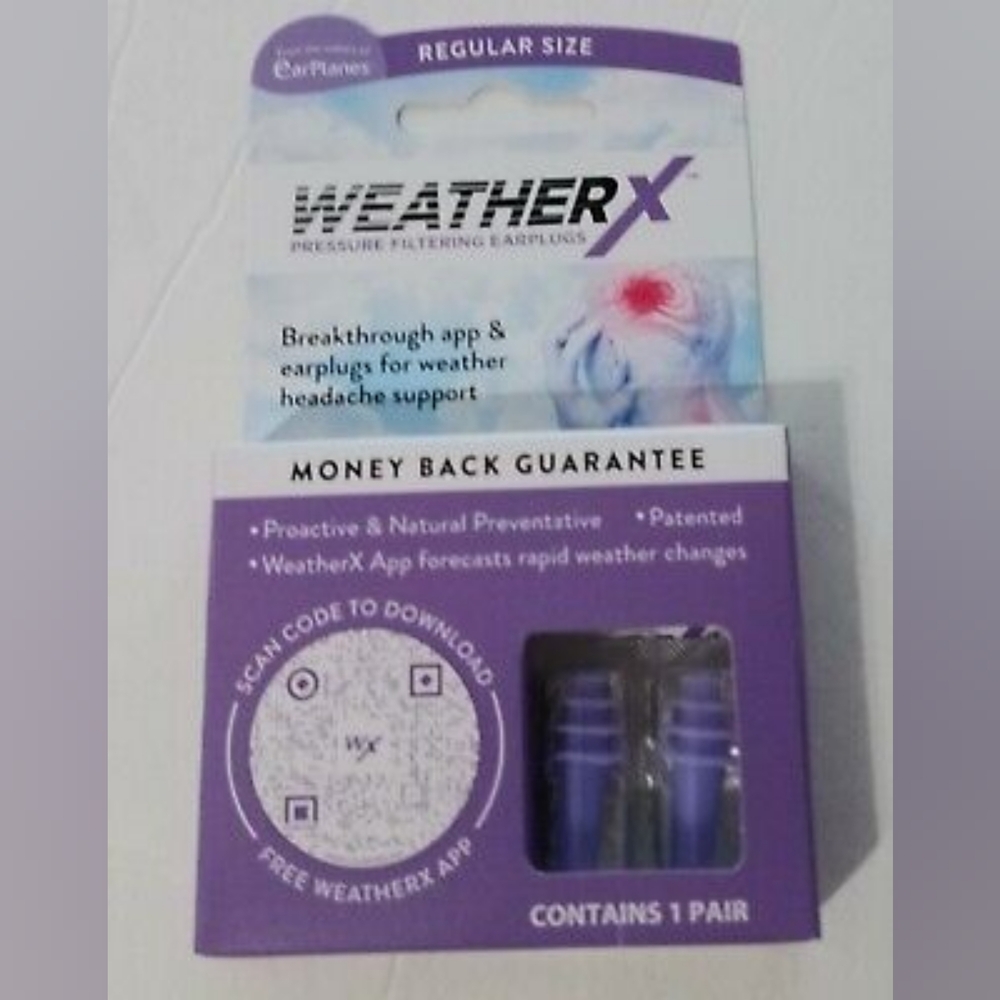WeatherX anti pressure ear plugs